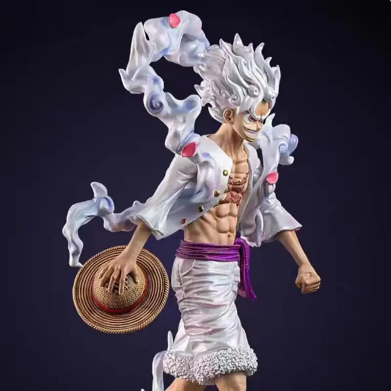 

23cm One Piece Anime Pop Monkey D Luffy Action Figure Anniversary Model Gear 5 Nika Luffy Figure Pvc Collectible Ornament Toys