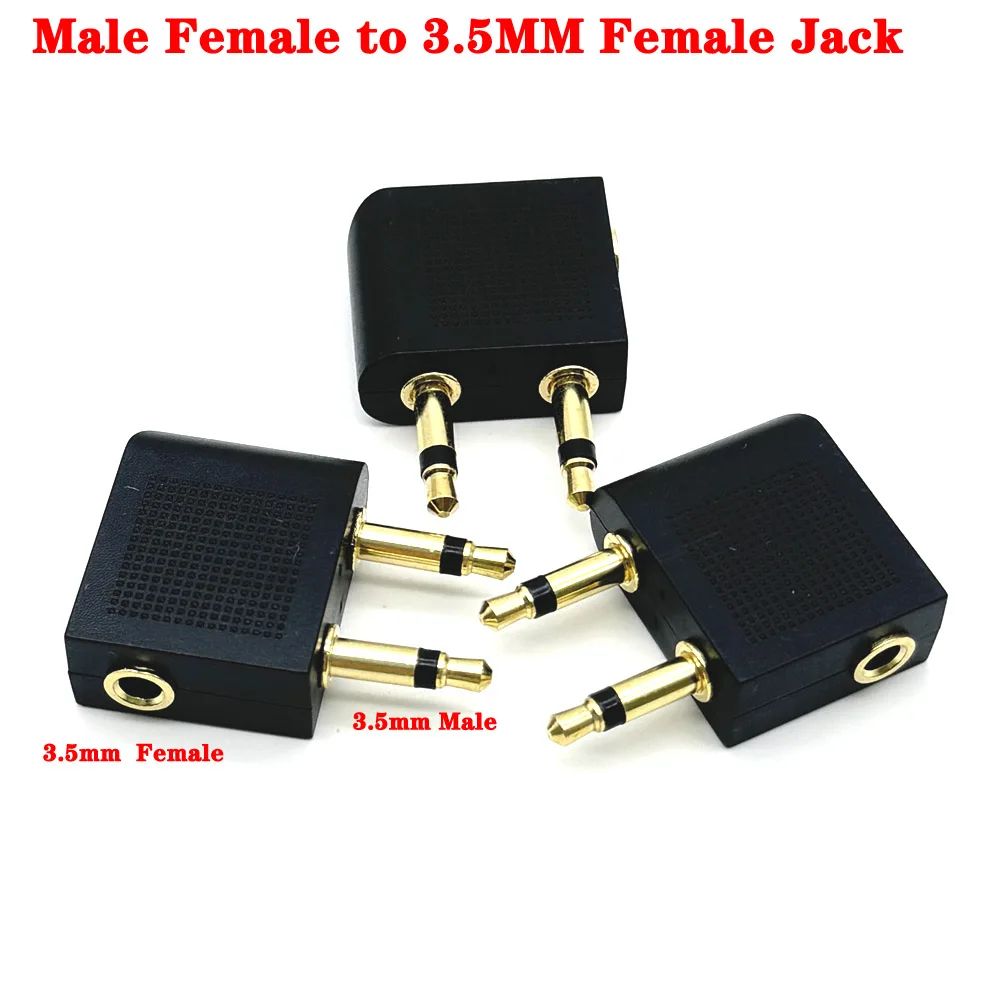 

Male Female to 3.5MM Female Jack Plug Audio Headset Microphone Guitar Recording Adapter 3.5 Converter Aux Cable Gold Plated