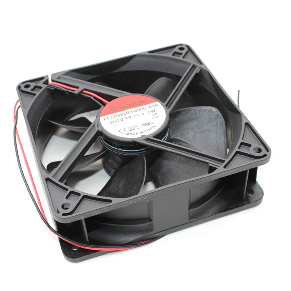 New original EEC0382B3-000C-A99 SUNON built quasi-fan 12038 24V 12CM 120*120*38mm silent cooling fan
