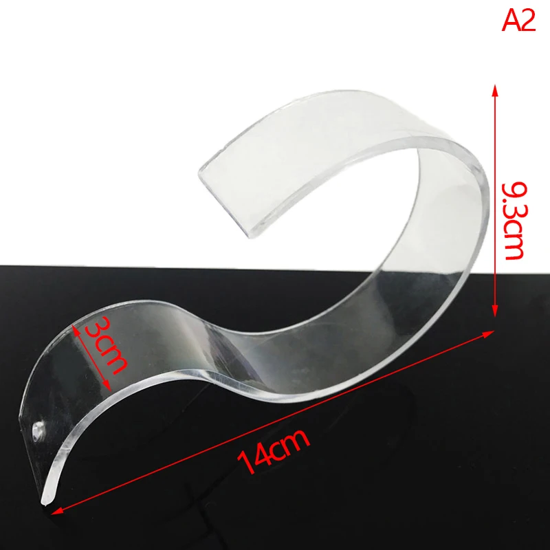 Fashion Boutiques display props Belt display racks Acrylic girdle Display Stand holder desktop Leather belt/waistband stand