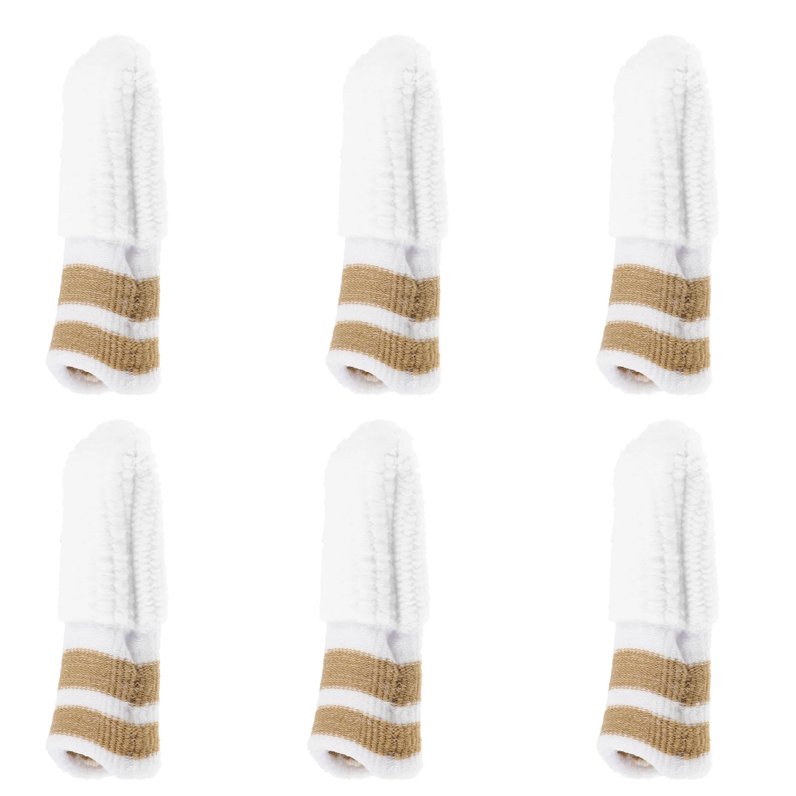 6 Pcs Pet Cleaning Finger Cots Toothbrush for Dogs The Puppy Nylon Wipes Kitten Doggy