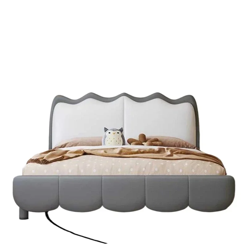 For Service Queen Double Bed Frame Modern King Headboard Frame Aesthetic Bed Beauty Sleeping Modern Muebles Postmodern Furniture
