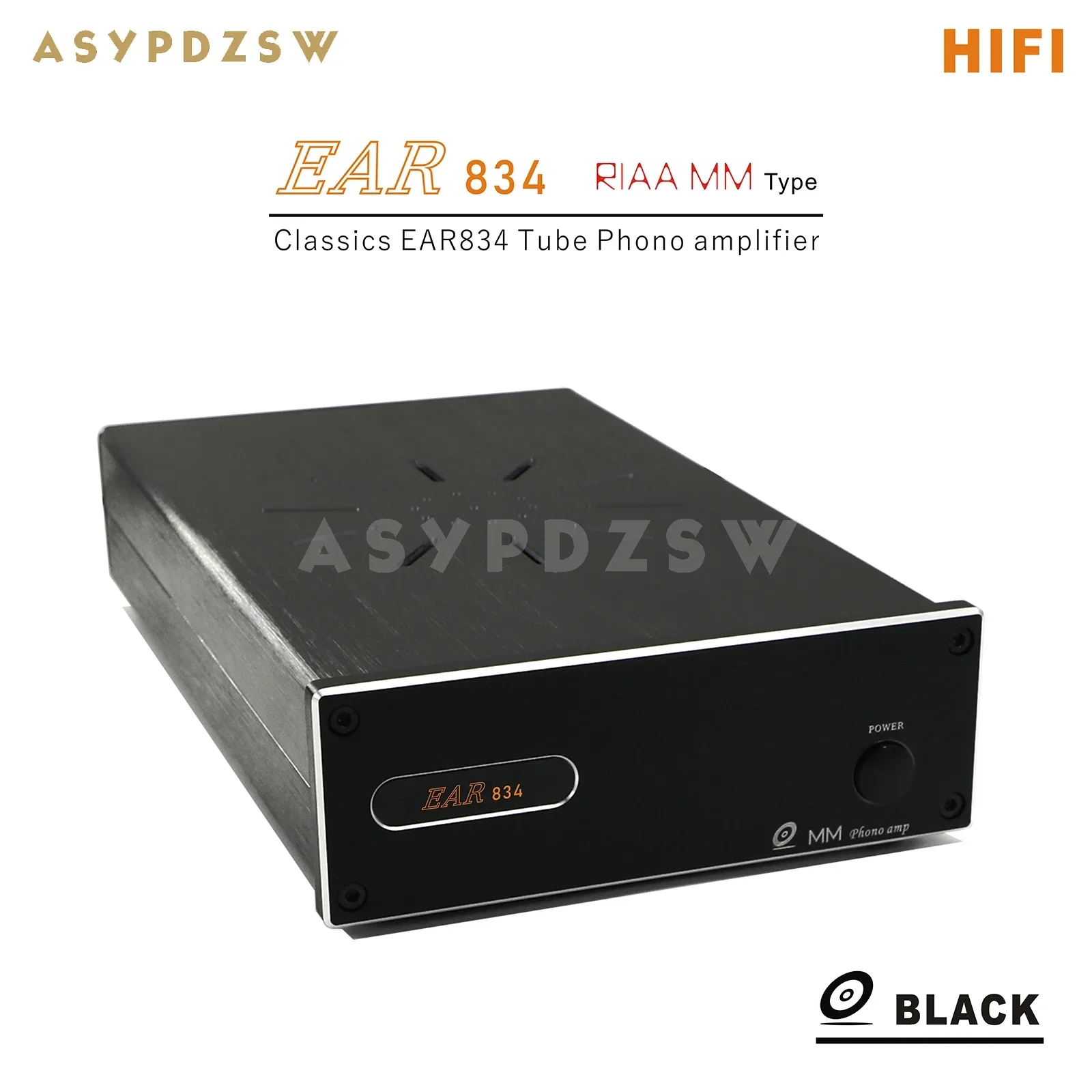 Amplificador de fono de tubo clásico RIAA MM tipo EAR834 ECC83 tubo electrónico MM amplificador de fono de vinilo magnético dinámico Base en EAR834P