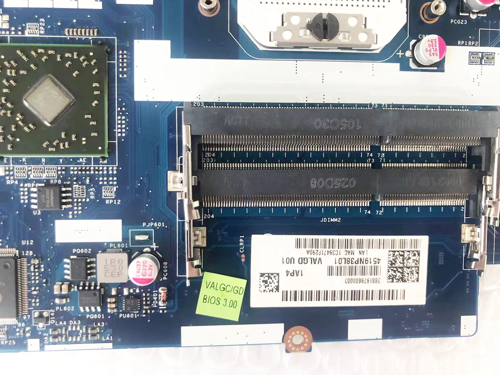 Imagem -02 - para Lenovo Ideapad G505s Notebook Mainboard La-a092p Amd Ddr3 Placa-mãe do Portátil