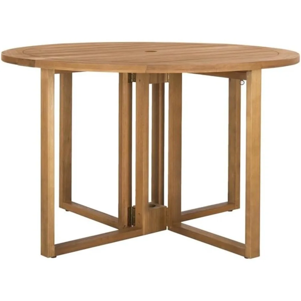 

PAT7036A Outdoor Collection Уэльс круглый обеденный стол 47,24 дюйма, тик