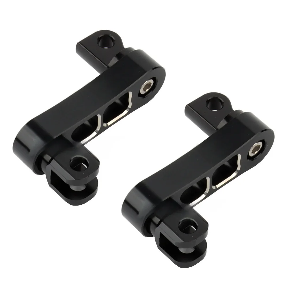 Adjustable Passenger Footpeg Mount Kit Motorcycle 360 Degree Extension Brackets Guard Bar Foot Pedal CNC Aluminum Alloy