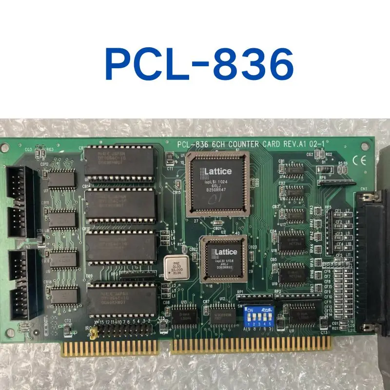 

Used PCL-836 6CH COUNTER CARD REV.A2 01-1, 6-way counting/timer tested OK, function intact