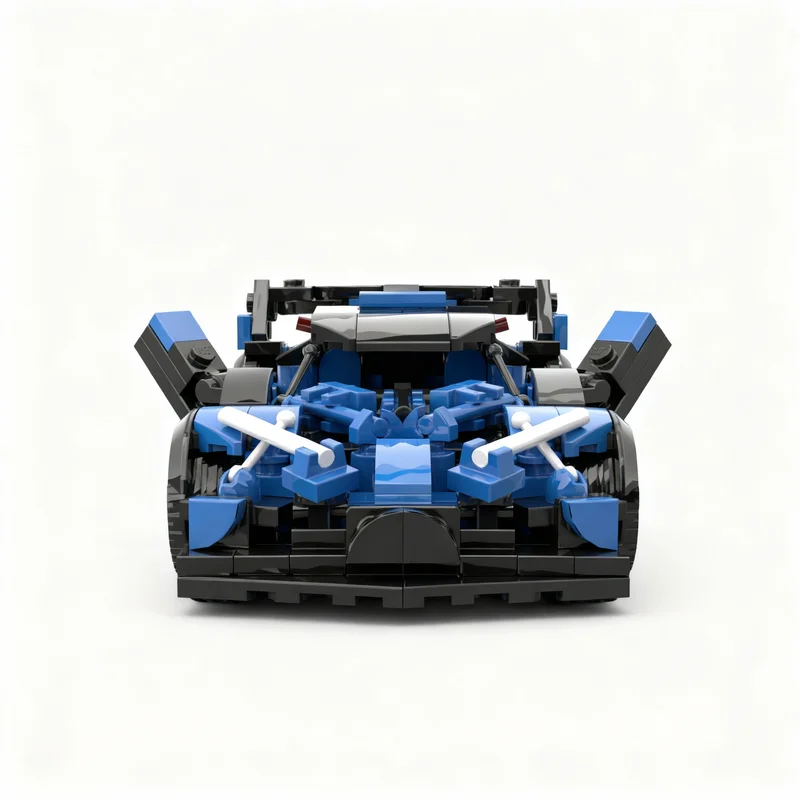

339PCS MOC City Champions Super Car Hyper Bolide Model Technology DIY Creative Assembly Building Blocks Display Birthday Gift