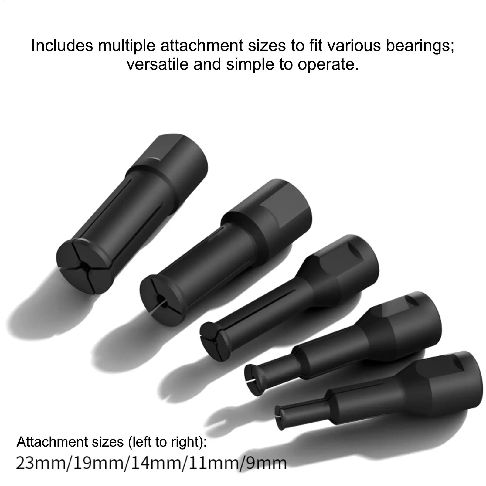 12Pcs Bearing Puller Set 9 to 23mm Heavy Duty Rustproof Bearing Extractor Tool Bicycle Wheel Hub Remover For Garage Workshop