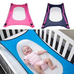 Infant Baby Hammock Newborn Kid Sleeping Bed Safe Detachable Baby Cot Portable Swing Hammock Elastic Crib Breathable أسرّة رُضع