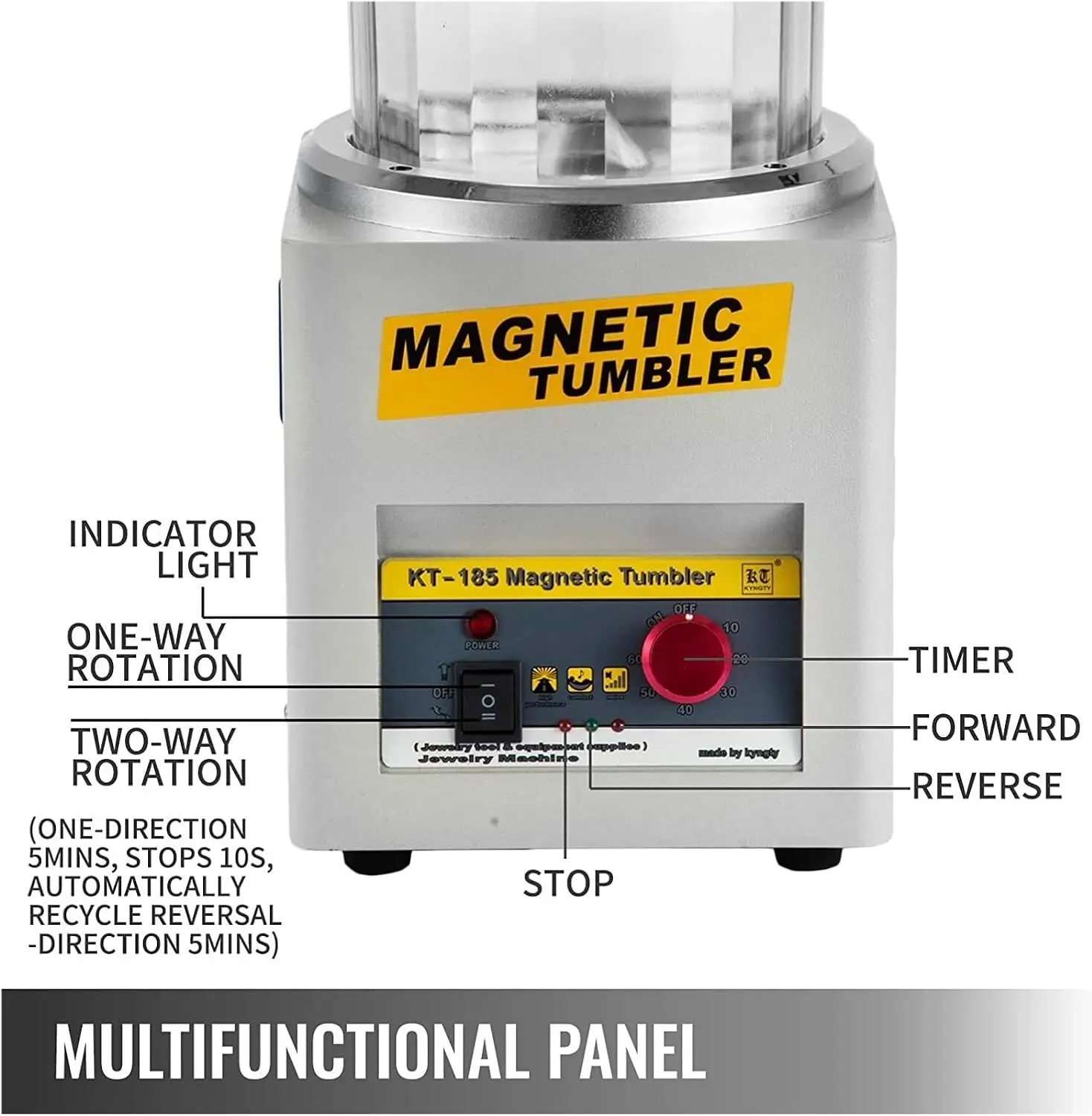 Electric Magnetic Polishing Machine Cleaning Polishing Magnetic Deburring Equipment Jewellery jewelry Magnetic Polishing Machine