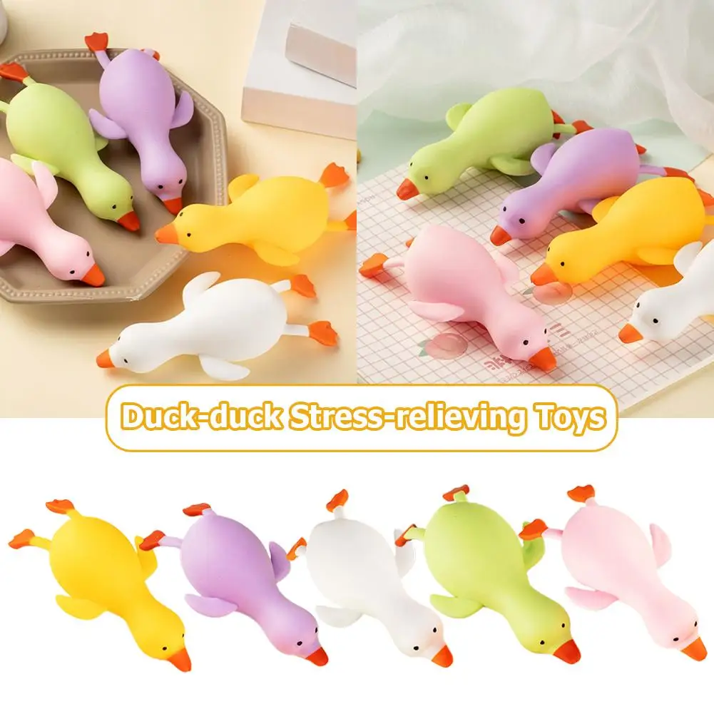 Antistress Duck Fidgets Toys Squishy Goose Animals Vent Toys for Adults Decompression Stretch Toys Friends Best Gift