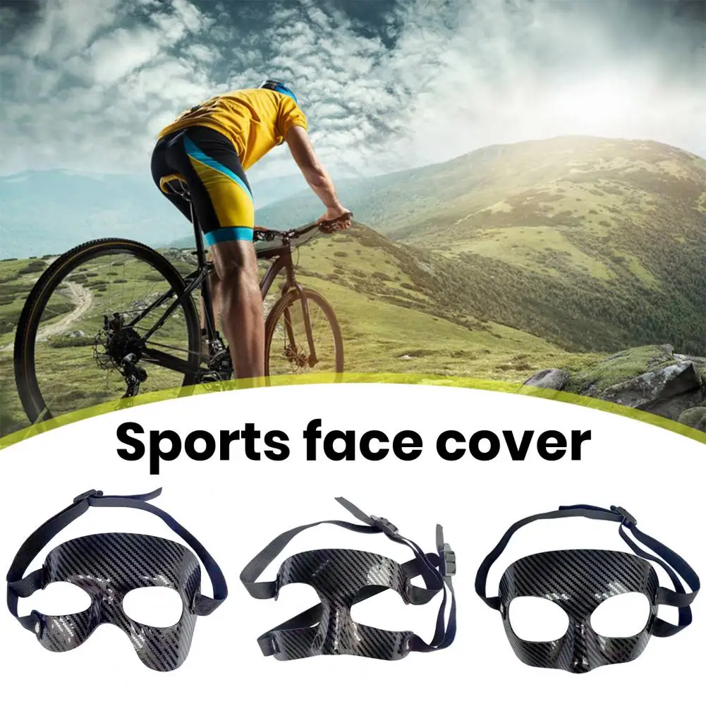 Sports Face Guard Nose Face Cover Adjustable Sports Face Hood For Softball Basketball Soccer Adult Nose Protection