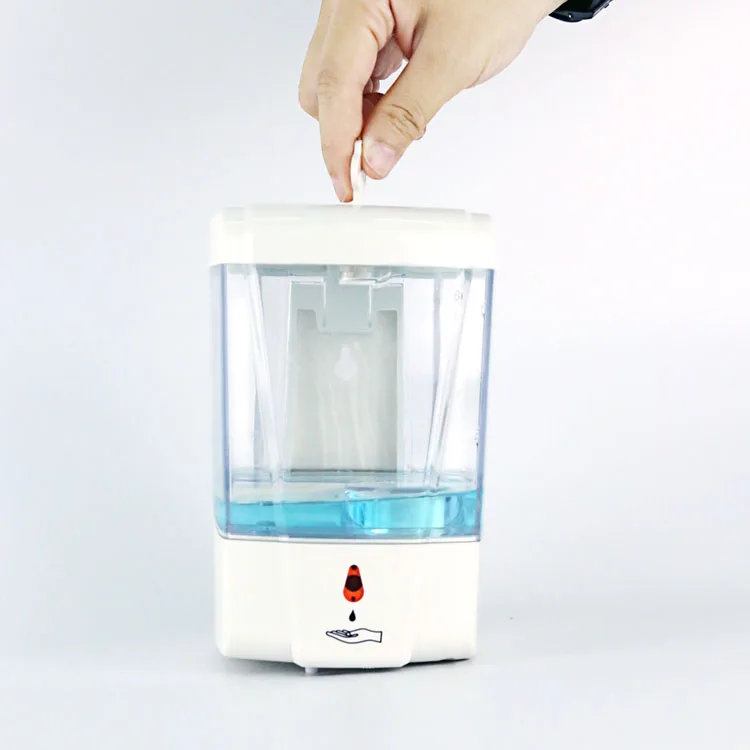 Hot Sale Battery Operated Contactless Hand Sanitizer Alcohol Dispenser Antibacterial Automatic Gel Dispenser At Good Price