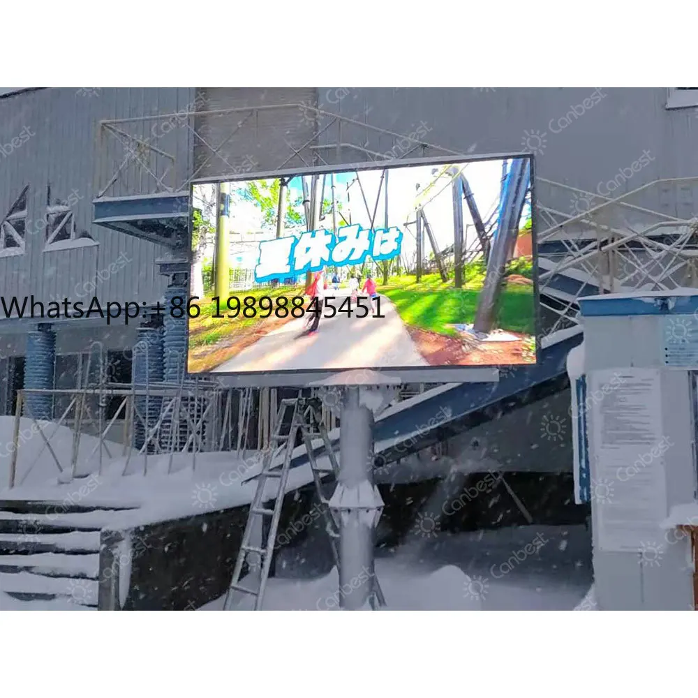 Langlebiges 500 x 500 mm großes LED-Wanddisplay für den Innen- und Außenbereich für zuverlässige Leistung