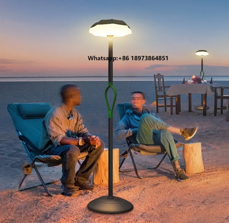 

Light Solar Beach Outdoor Portable Warm Light Terrace Restaurant Solar Beach Tent Camping Light