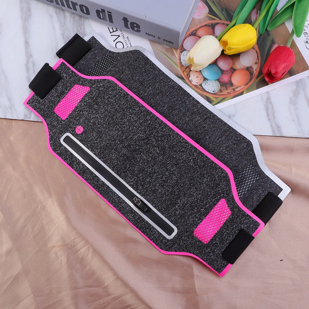 

Lightweight Waist Pack Ultra Slim Runner Belt for Phone Storage Adjustable Belt for Running Cycling Hiking Fitness Activities