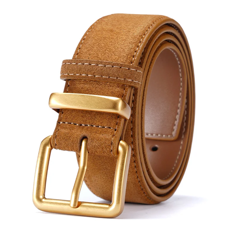 Ladies' Belts For Jeans Casual Leather Belt For Women Pin Buckle Belt Width:3.3cm  105cm