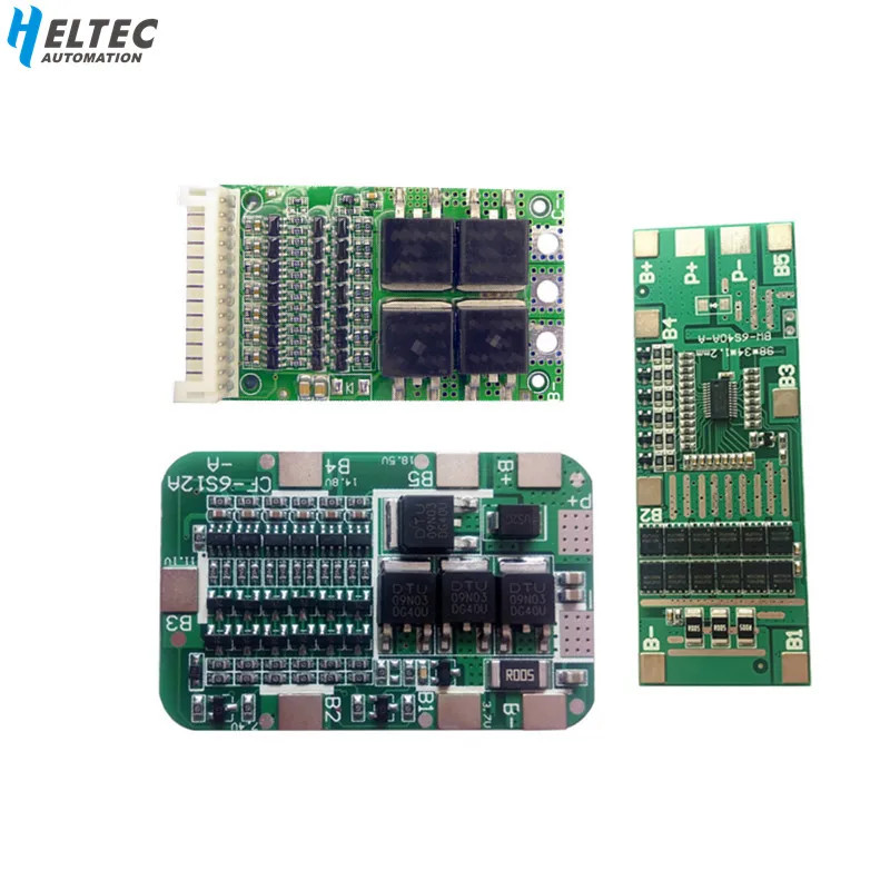 

BMS 6S 15A 20A 25A 40A 24V 3.7V Lithium Protection Board For 6 Pack 18650 PCB BMS Li-ion Battery Cell Module