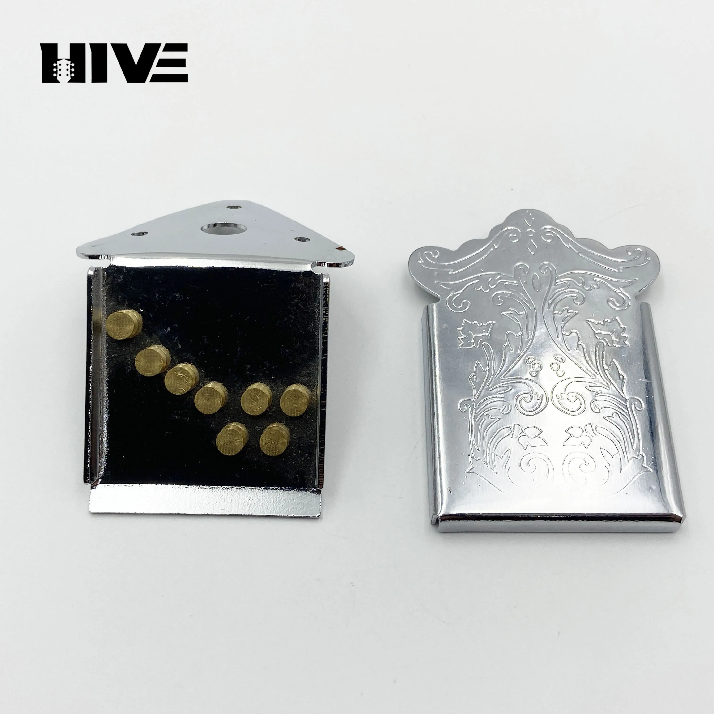 8-string Copper Column Mandolin Bridge High-quality Musical Instrument Accessories Mandolin Drawstring Plate Mandolin Bridge
