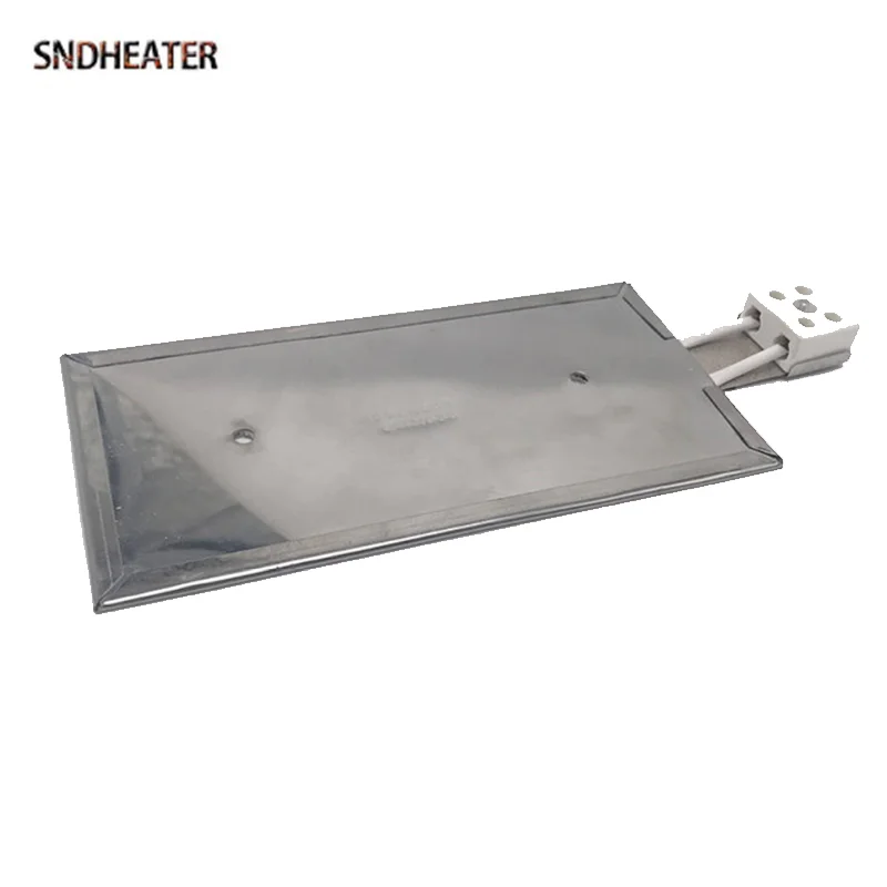 SNDHEATER 100MM 150MM 200MM Electric Heating Plate 220V 800W 1KW Stainless Steel Heater Element Board with Plug for Extruder