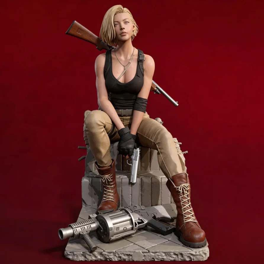 

Overall heights 30mm 40mm 65mm Resin model kits figure beauty colorless and self-assembled (3D Printing )TD-7732/3D