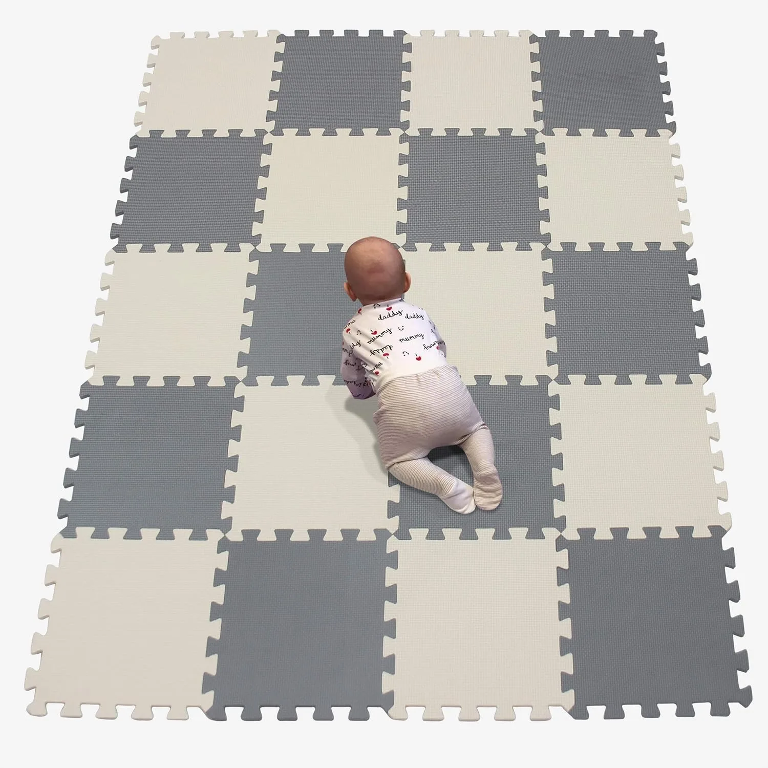 

Baby Soft Puzzle Play Mats 20 Tiles, EVA Foam Floor for Toddlers, Non-Toxic Interlocking Mat