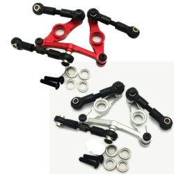 Aluminum Steering Assembly with Bearings and Links Tie Rod for Tamiya TT01