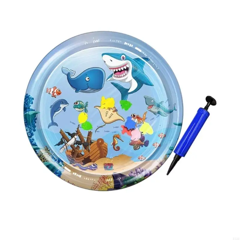 Pet Cooling Water Pad 100Cm Inflatable Cooling Bed For Small Dog Cats Exercice KXRE - view 5