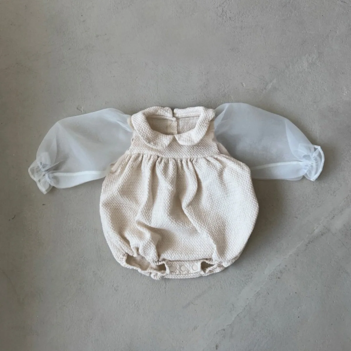 Autumn Baby Girl Long Sleeve Lace Bodysuit Newborn Cotton Cute Princess Bow Jumpsuit Infant Girl Clothes 0-24M 1-8 Years
