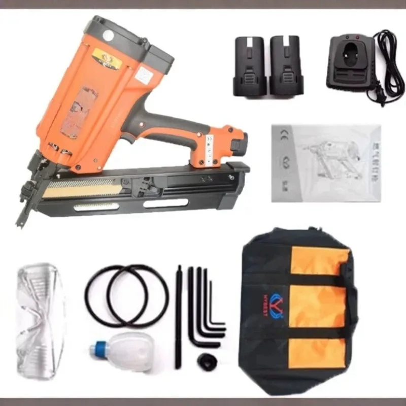 Slant row nail gun, gas wood nail gun, pneumatic nail gun, gas gun