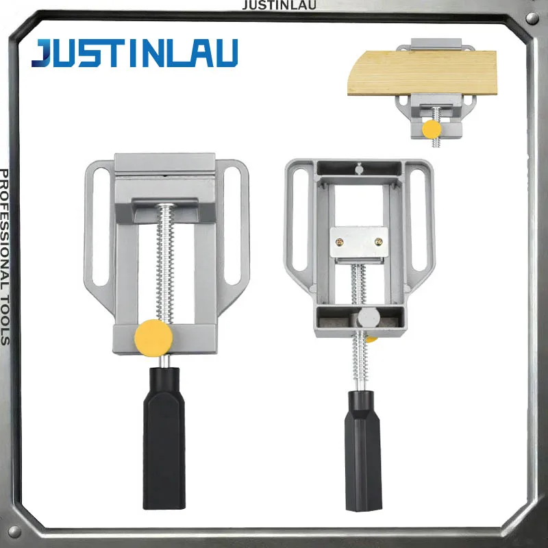 

1 шт. 90 ° Плоскогубцы из алюминиевого сплава, ручной инструмент с фиксированным зажимом, простые и легкие настольные плоскогубцы