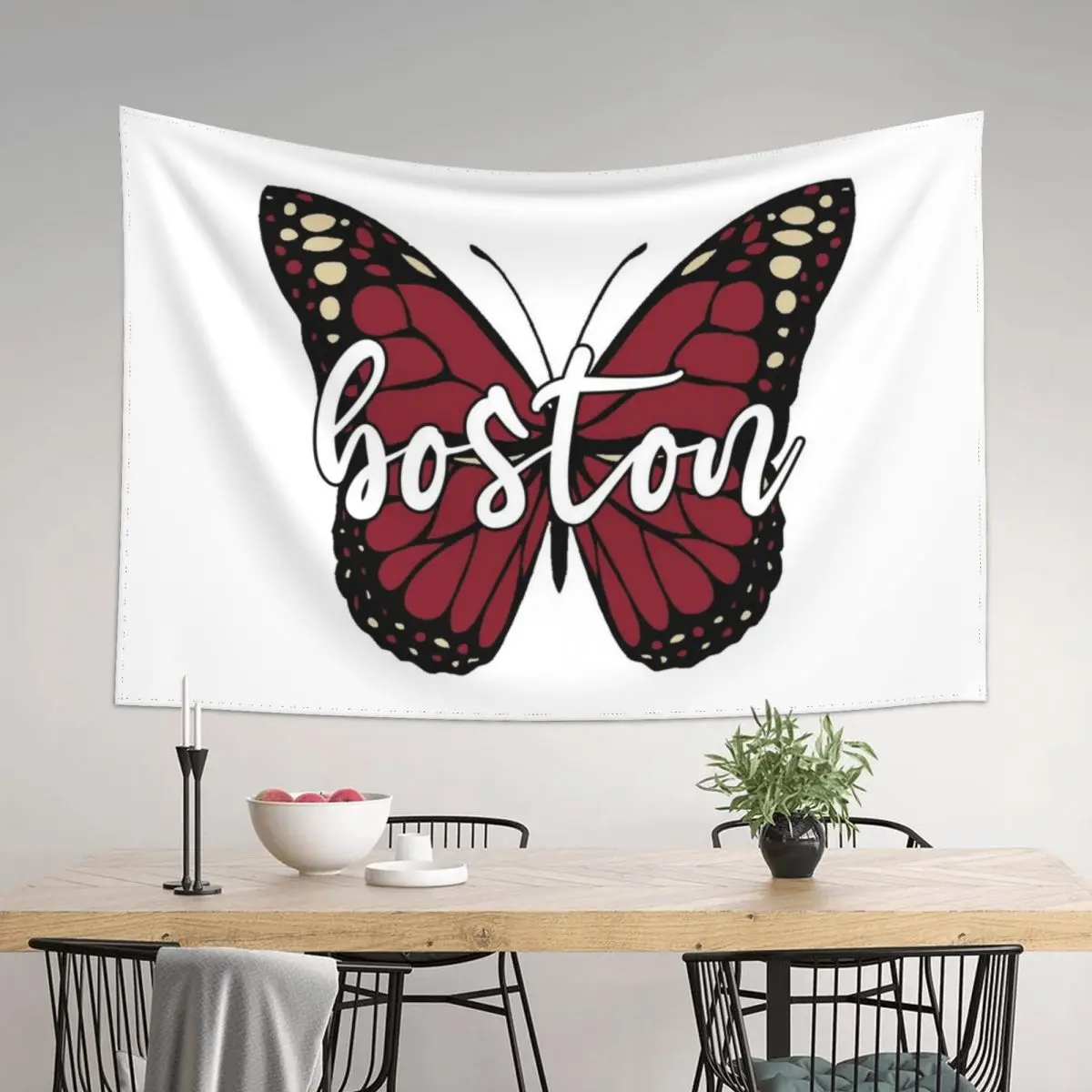 

Boston Butterfly Tapestry Wall Deco Home Decoration Room Decor For Girls Room Decoration Aesthetic Tapestry