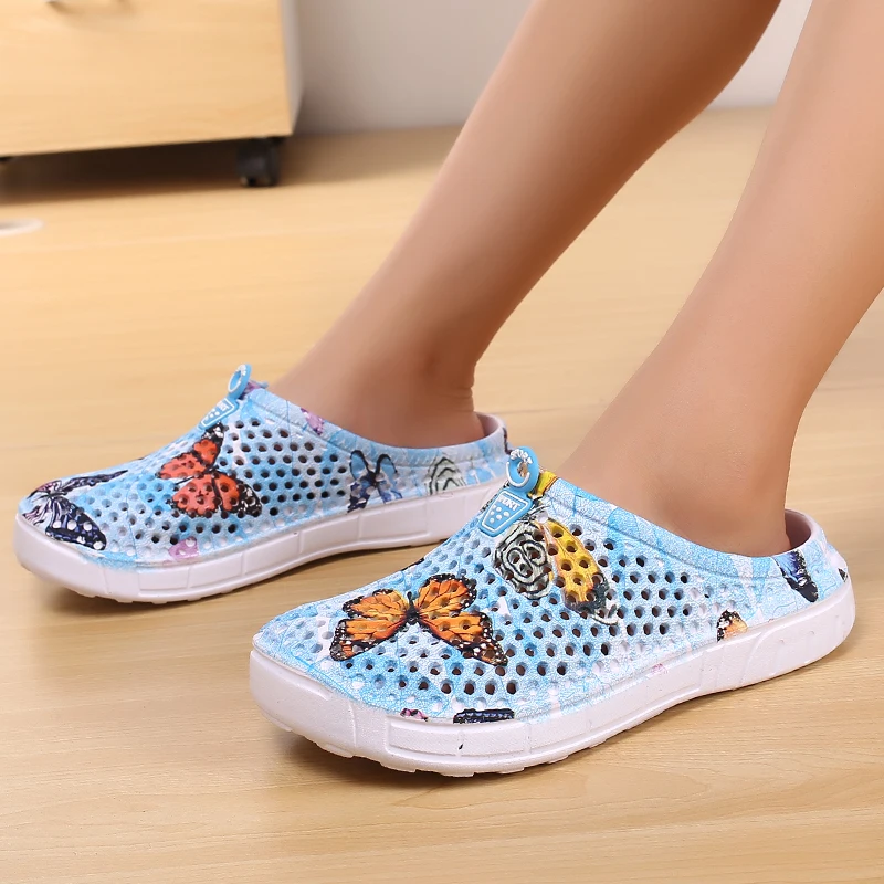 

Women's Floral Print Casual Sneaker Shoes Comfortable Breathable Air Mesh Upper Fashionable Slip On Sneakers