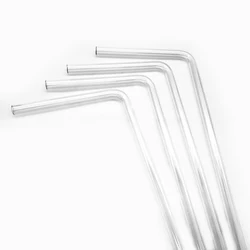 BYKSKI 4pcs/Lots PMMA / PETG Hard Tube 90 Degrees Bending Tube Transparent Thickness ( OD12mm / OD14mm / OD16mm ) + 2mm