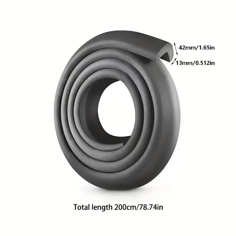 1Roll 2M Extra Thick Furniture Table Edge Protector Baby Safety Insurance Baby Safety Edge and Corner Protectors Edge Protection