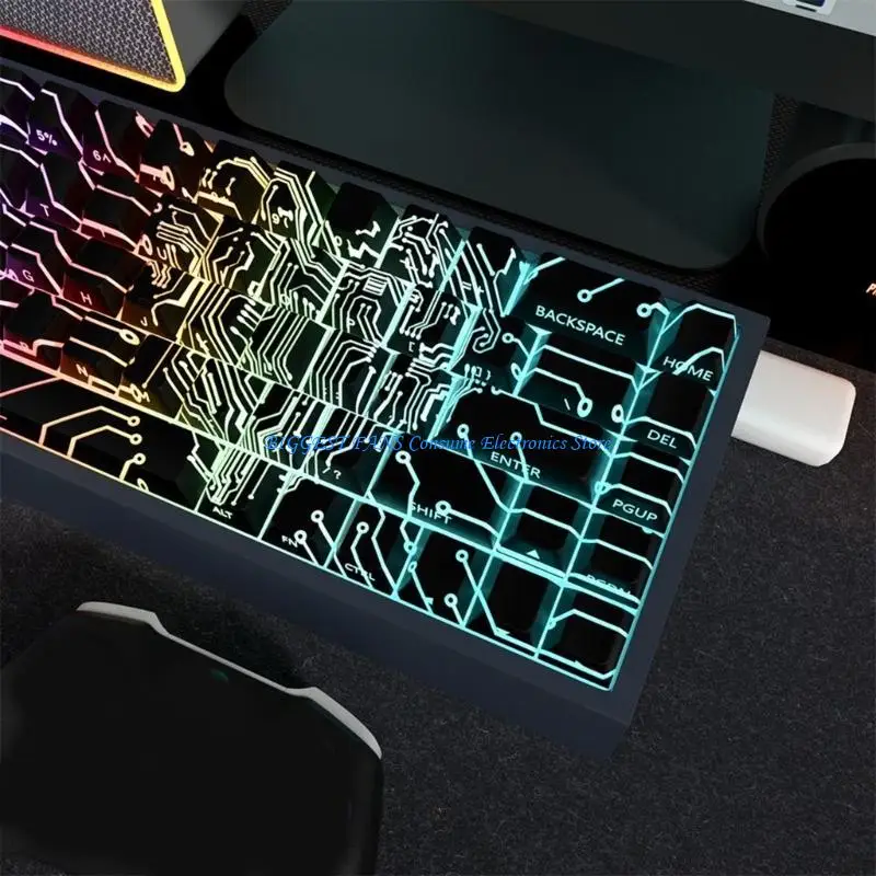

64/74Pcs Side Print Dye-Sub Backlit Keycaps Original Profile for 60 61 63 64 65