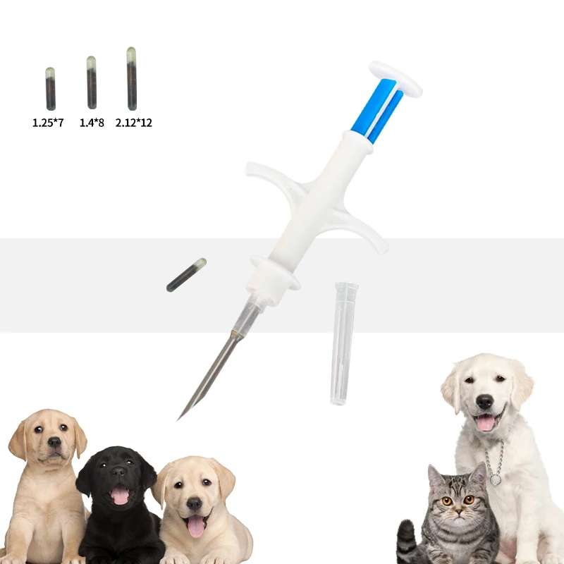 Made In China  Glass Tube EM4305 Implanted Syringe Pet Identification Electronic Tag 134.2K RFID Animal Chip