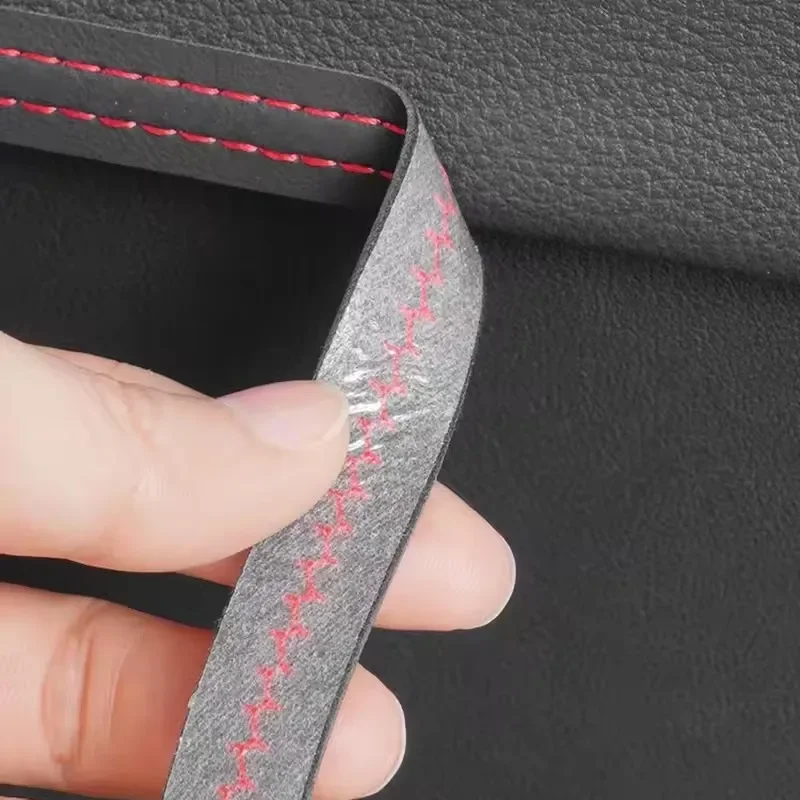 1/2M Auto Pu Leder Trim Streifen Multi Farbe DIY Geflecht Dekor Linie Streifen Tür Dashboard Aufkleber Universal auto Innen Zubehör