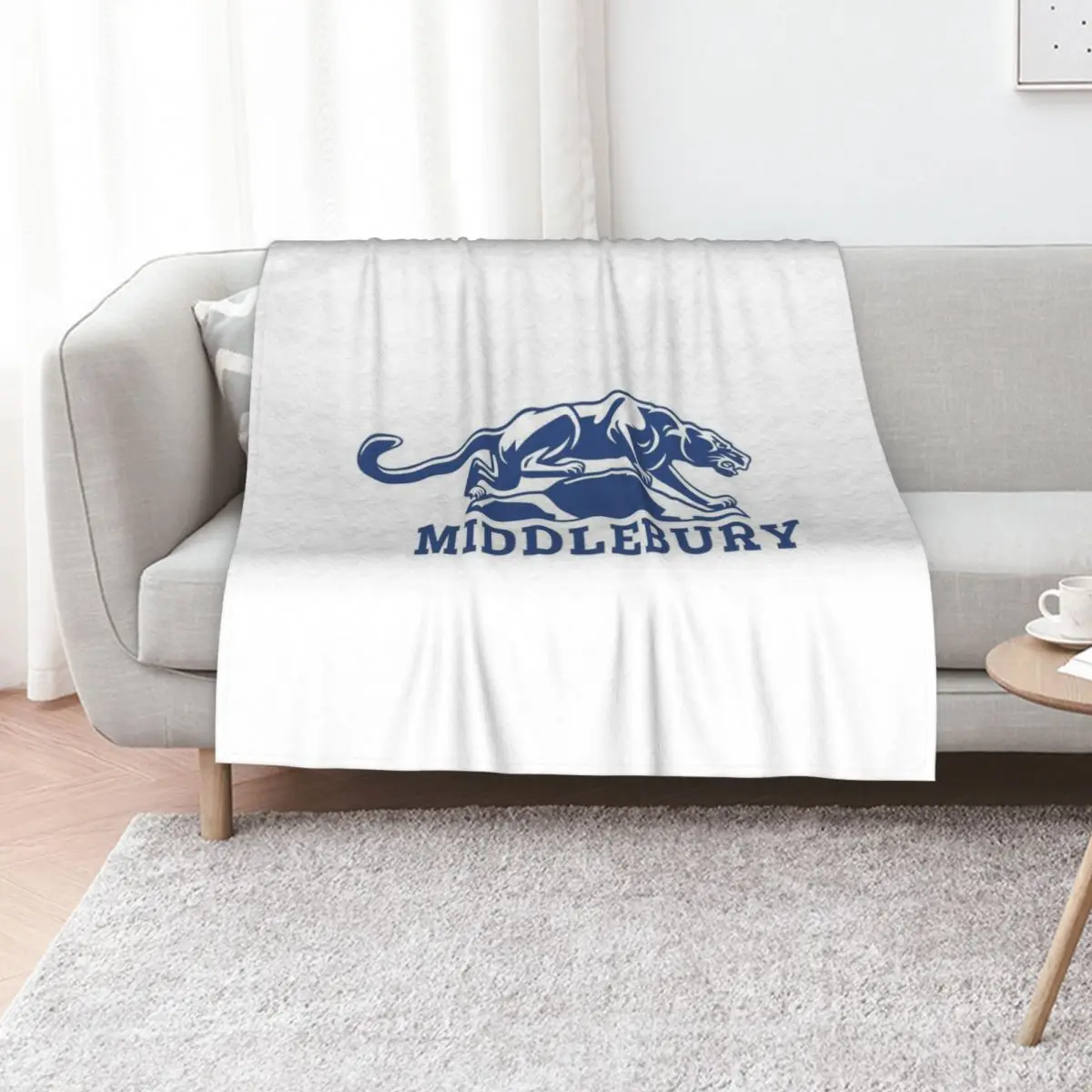 

Middlebury College panther Throw Blanket Moving Sofa Personalized Gift bed plaid Blankets