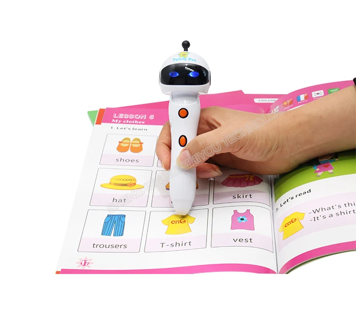 

lithium battery speaking pen for blind English reading pen with 4 GB