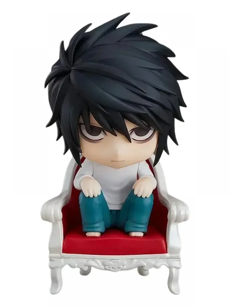Figurka Anime L w wersji Q, Nendoroid Death Note 1200 L 2.0, figurka z wymiennymi twarzami, w pudełku. — 2