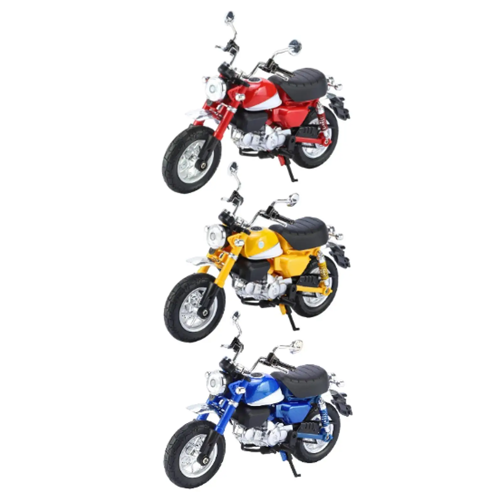 

1/12 Motorcycle Model Miniature Statue Remembrance Gift Collection Retro Style