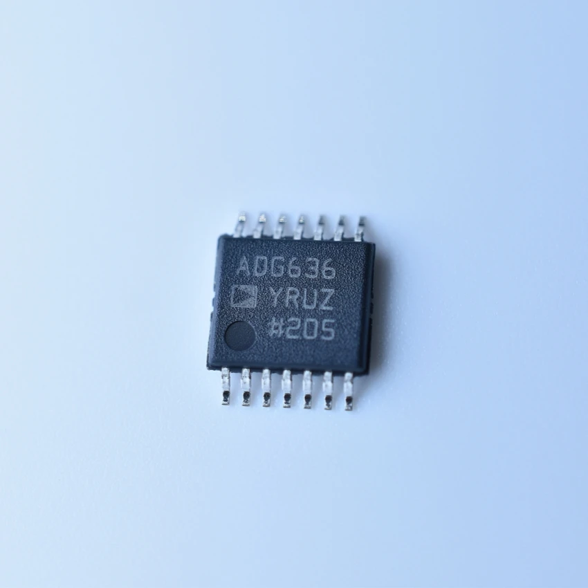 5Pcs/Lot ADG636YRUZ TSSOP-14  ADG636 1pC Charge Injection,100pA Leakage,CMOS, ±5V/+5V/+3V Dual SPDT Switch