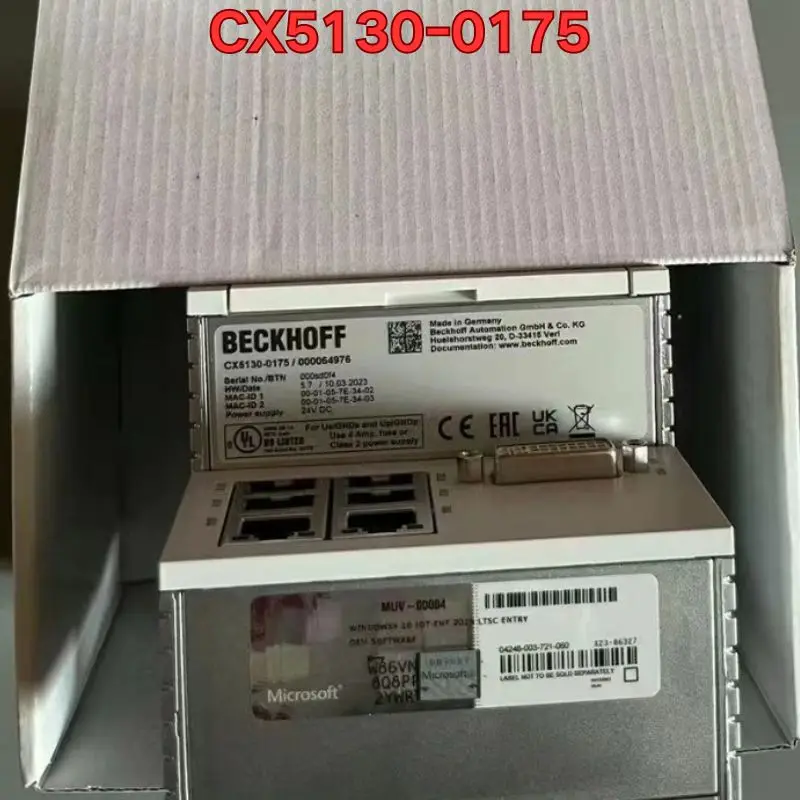 New PLC module CX5130-0175 Need to negotiate