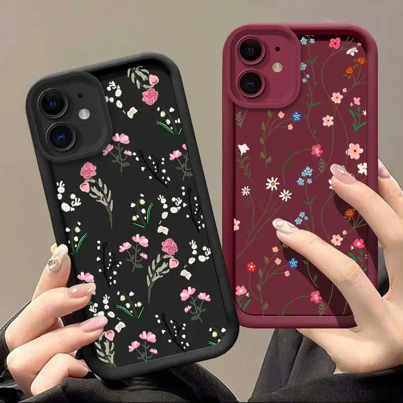 IP11 Whispers Among Flowers Sky Eye Ladder Phone Case For iPhone 14Pro 14Plus 14 13Pro 13mini 13 12 XS XSMax XR X SE2022 8 7 6