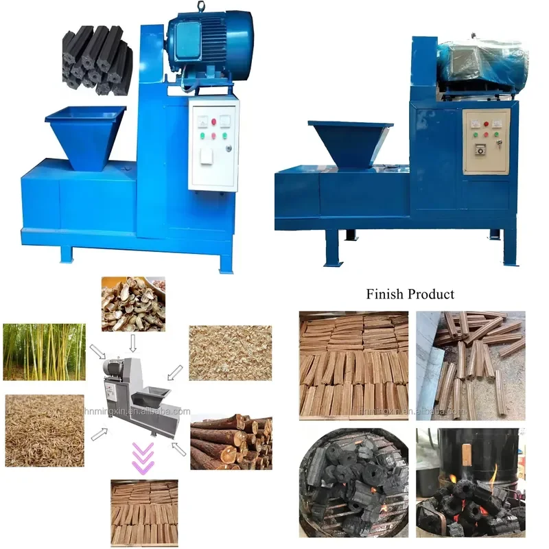 Factory Price Biomass Wood Sawdust Briquette Making Machine Charcoal Briquette Making Machine