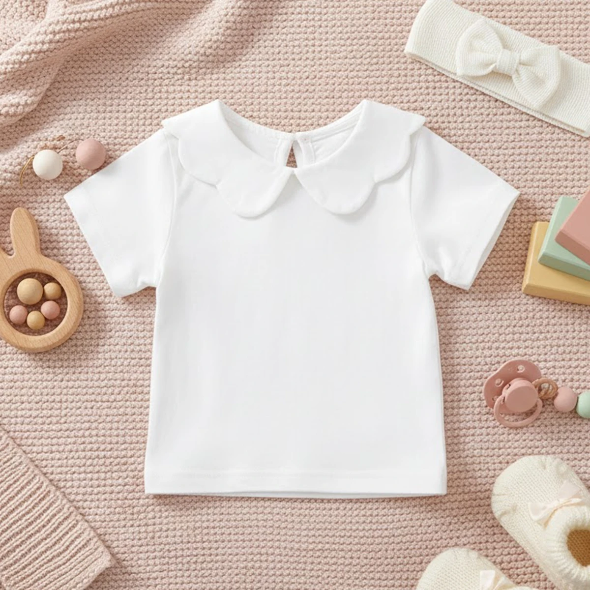 Baby Girls Soft Cotton T-shirt Cute Infants Tops Clothing Toddler Shirts Clothes Casual