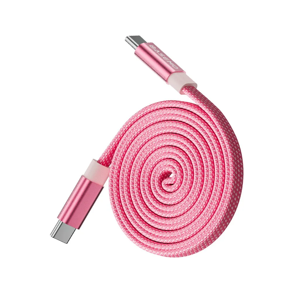 Cable de Datos Magnético Trenzado de 240W USB C a USB C para iPhone, Carga Súper Rápida de 5A