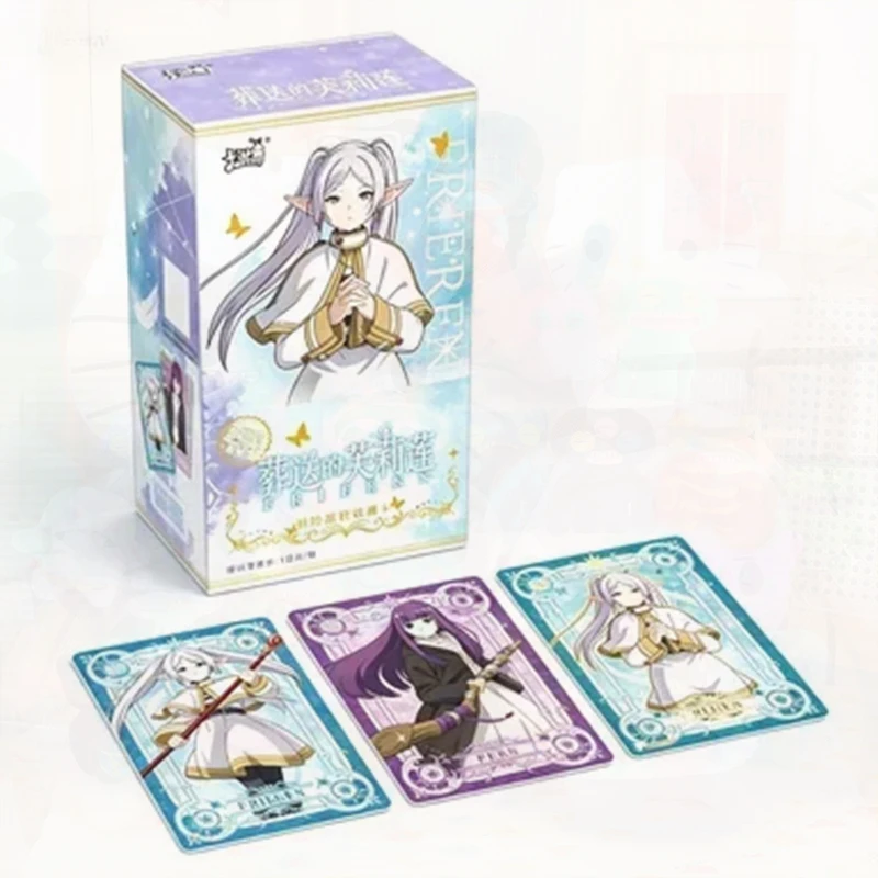 KAYOU Frieren Beyond Journey's Card Box Anime Character Flash Cards Hot Stamping Trading Card Set Gift for Anime Fans Collection
